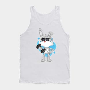 white bunny Tank Top